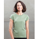 Women's Organic Roll Sleeve T